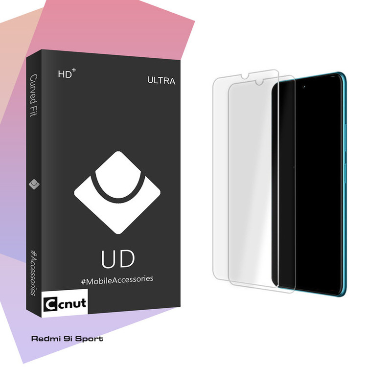 محافظ صفحه نمایش کوکونات مدل UDB Ultra MIX01 مناسب برای گوشی موبایل شیائومی Redmi 9i Sport بسته دو عددی