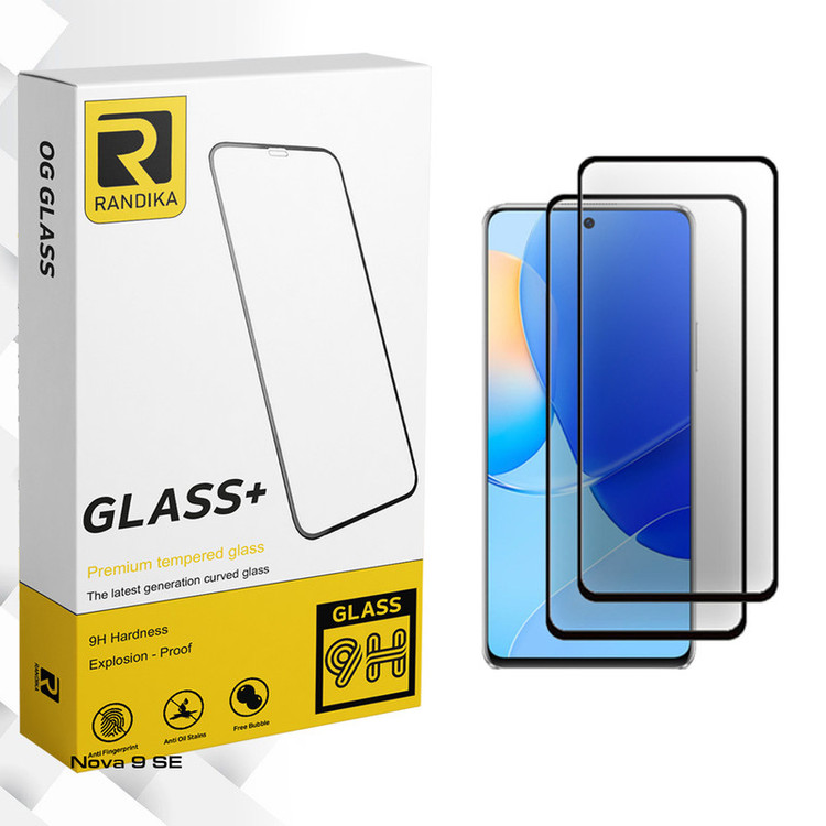 محافظ صفحه نمایش سرامیکی راندیکا مدل Randika Glass MIX2106 مناسب برای گوشی موبایل هوآوی Nova 9 SE بسته دو عددی
