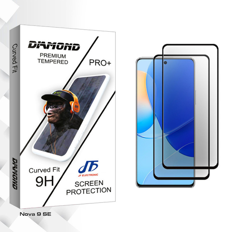 محافظ صفحه نمایش سرامیکی جی اف مدل Diamond Glass MIX2106 مناسب برای گوشی موبایل هوآوی Nova 9 SE بسته دو عددی