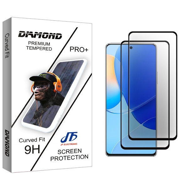 محافظ صفحه نمایش سرامیکی جی اف مدل Diamond Glass MIX2106 مناسب برای گوشی موبایل هوآوی Nova 9 SE بسته دو عددی