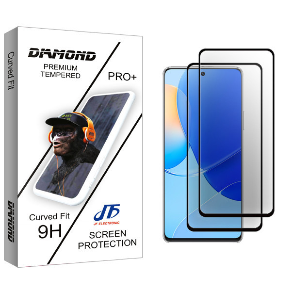 محافظ صفحه نمایش سرامیکی جی اف مدل Diamond Glass MIX2106 مناسب برای گوشی موبایل هوآوی Nova 9 SE بسته دو عددی