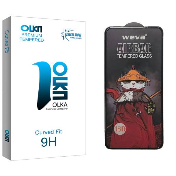محافظ صفحه نمایش کولینگ مدل Olka Air Bag مناسب برای گوشی موبایل سامسونگ Galaxy A51 / A52 / A52s / A53 5G