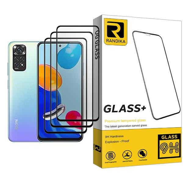 محافظ صفحه نمایش راندیکا مدل Randika Glass MIX003 مناسب برای گوشی موبایل شیائومی Redmi Note 11 بسته سه عددی