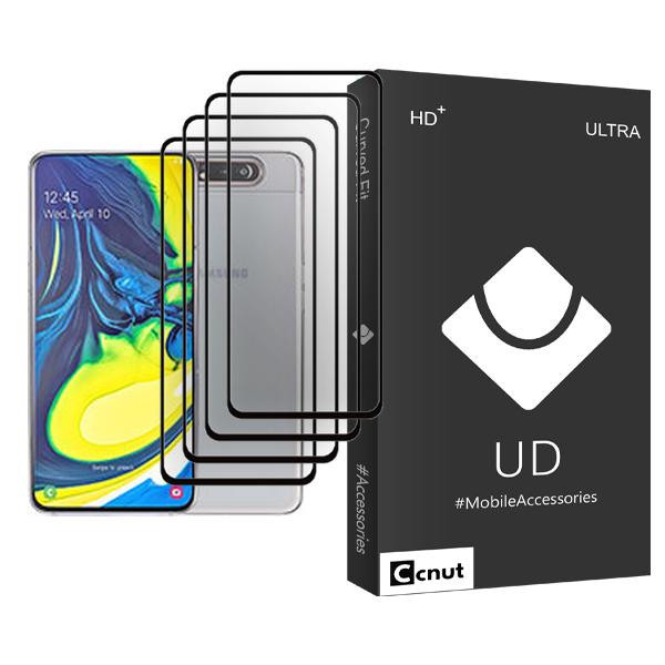 محافظ صفحه نمایش کوکونات مدل UDB Ultra MIX004 مناسب برای گوشی موبایل سامسونگ Galaxy A80 بسته چهار عددی
