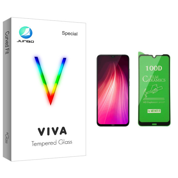 محافظ صفحه نمایش سرامیکی جانبو مدل Viva Glass مناسب برای گوشی موبایل شیائومی Redmi Note 8T