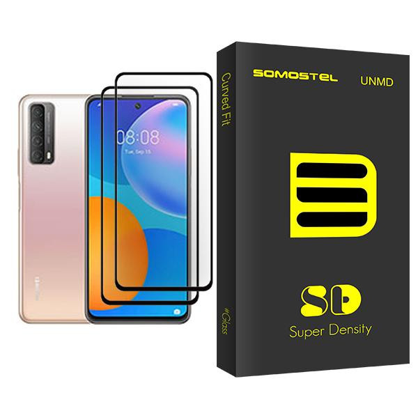 محافظ صفحه نمایش سوماستل مدل SD Glass MIX002 مناسب برای گوشی موبایل هوآوی Y7a بسته دو عددی