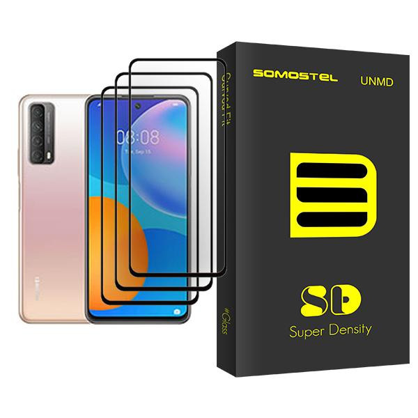 محافظ صفحه نمایش سوماستل مدل SD Glass MIX003 مناسب برای گوشی موبایل هوآوی Y7a بسته سه عددی