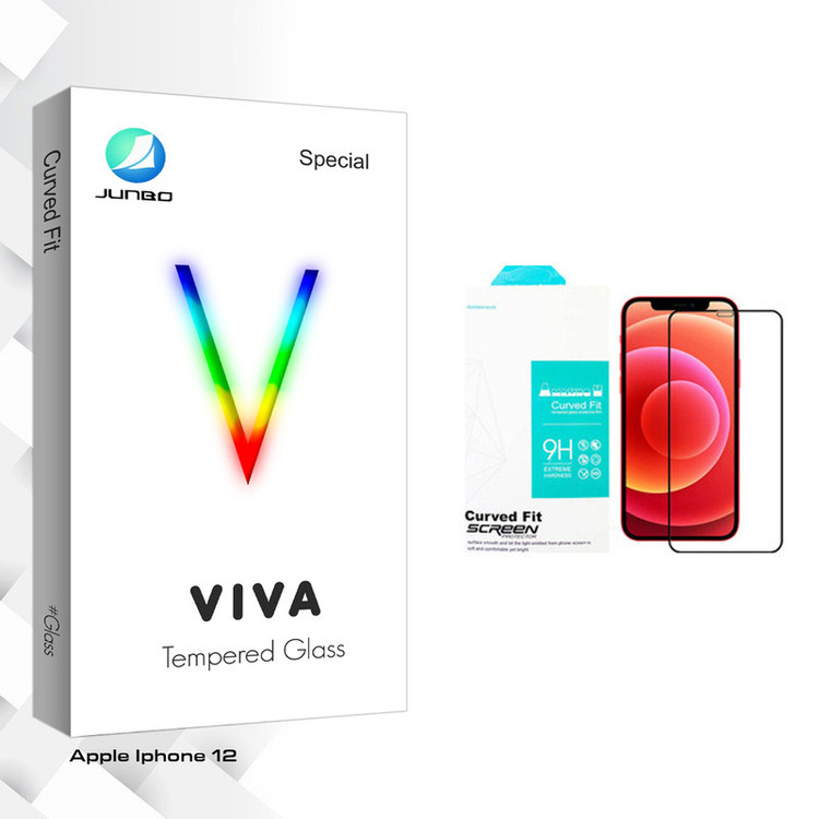 محافظ صفحه نمایش مات جانبو مدل Viva Glass مناسب برای گوشی موبایل اپل Iphone 12