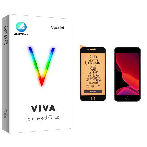 محافظ صفحه نمایش سرامیکی جانبو مدل Viva Glass مناسب برای گوشی موبایل اپل iPhone 8 Plus