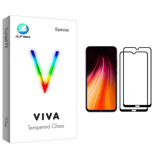 محافظ صفحه نمایش جانبو مدل Viva Glass مناسب برای گوشی موبایل شیائومی Redmi Note 8 بسته دو عددی