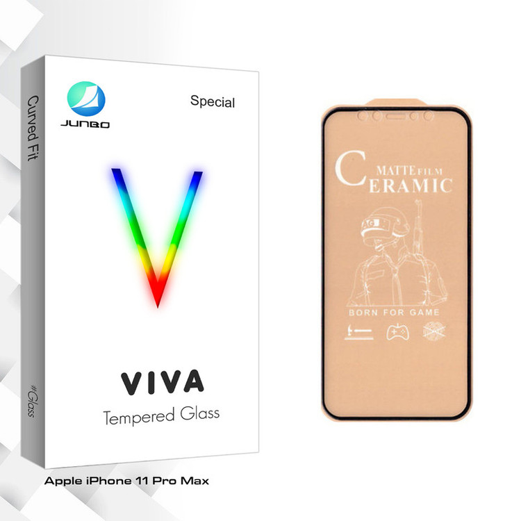 محافظ صفحه نمایش سرامیکی جانبو مدل Viva Glass مناسب برای گوشی موبایل اپل iPhone 11 Pro Max
