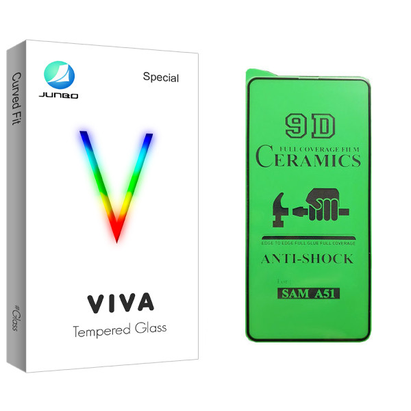 محافظ صفحه نمایش سرامیکی جانبو مدل Viva Glass مناسب برای گوشی موبایل سامسونگ Galaxy A51