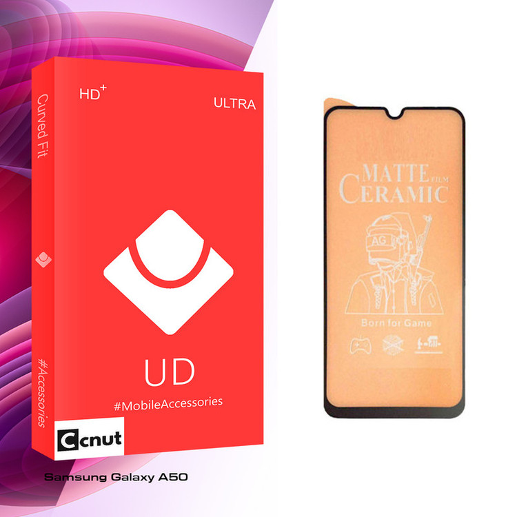 محافظ صفحه نمایش سرامیکی کوکونات مدل UD مناسب برای گوشی موبایل سامسونگ Galaxy A50