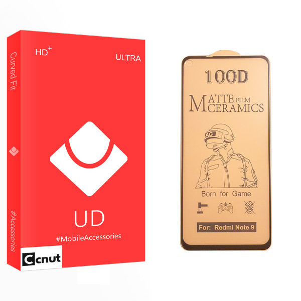 محافظ صفحه نمایش سرامیکی کوکونات مدل UD Glass مناسب برای گوشی موبایل شیائومی Redmi Note 9