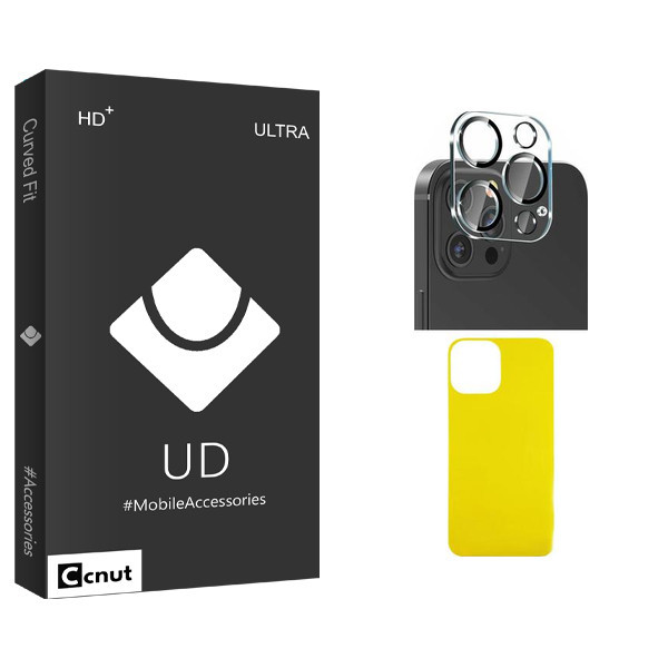 محافظ پشت گوشی کوکونات مدل UDB Ultra FLL مناسب برای گوشی موبایل اپل iPhone 13 Pro به همراه محافظ لنز دوربین