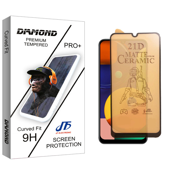 محافظ صفحه نمایش سرامیکی مات جی اف مدل Diamond Glass مناسب برای گوشی موبایل سامسونگ Galaxy A32 4G / Galaxy A22 4G