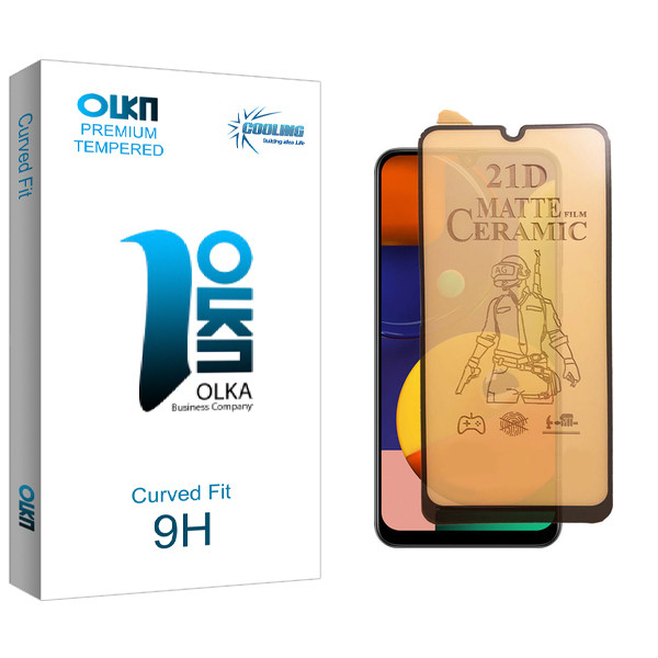 محافظ صفحه نمایش سرامیکی مات کولینگ مدل Olka Pro مناسب برای گوشی موبایل سامسونگ Galaxy A20
