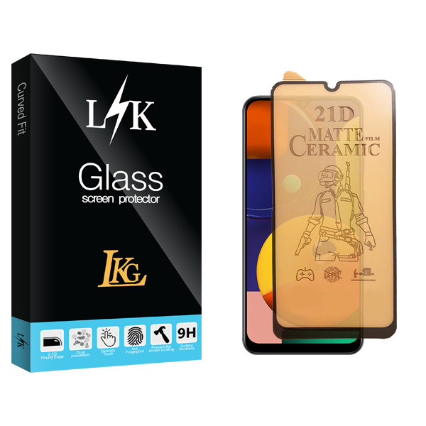 محافظ صفحه نمایش سرامیکی مات ال کا جی مدل LK Glass مناسب برای گوشی موبایل سامسونگ Galaxy A22 4G