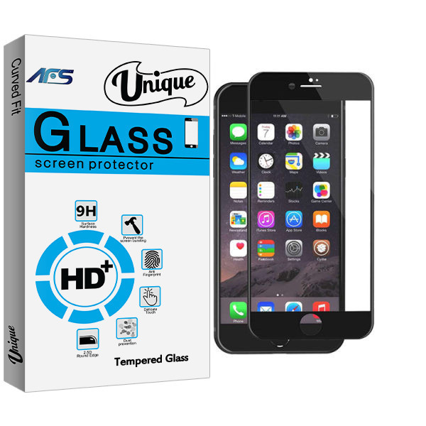 محافظ صفحه نمایش سرامیکی ای اف اس مدل Unique Glass مناسب برای گوشی موبایل اپل Iphone 8 plus