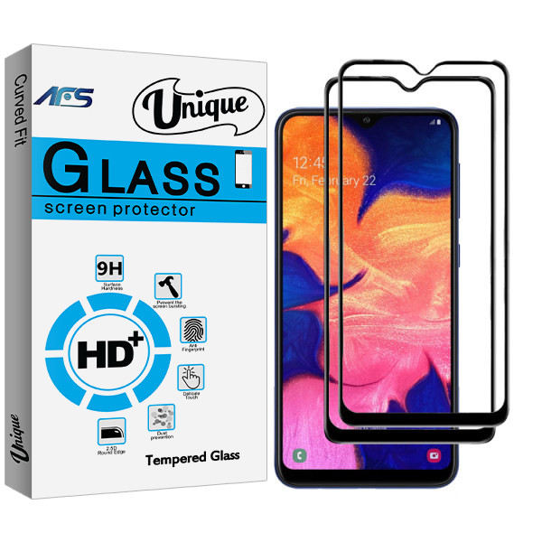 محافظ صفحه نمایش ای اف اس مدل Unique Glass مناسب برای گوشی موبایل سامسونگ Galaxy A20 بسته سه عددی