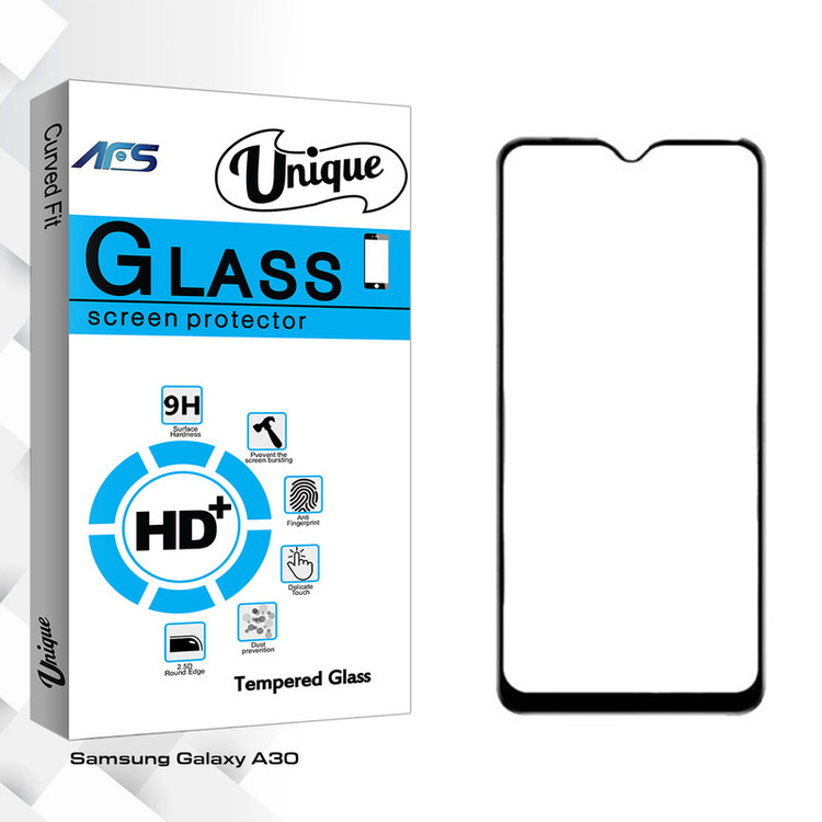 محافظ صفحه نمایش ای اف اس مدل Unique Glass مناسب برای گوشی موبایل سامسونگ Galaxy A30