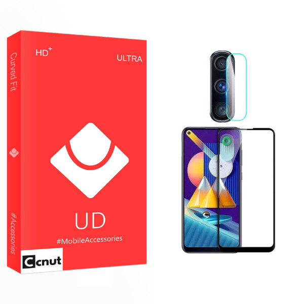 محافظ صفحه نمایش سرامیکی شفاف کوکونات مدل UD Curve مناسب برای گوشی موبایل سامسونگ Galaxy M11 محافظ لنز گوشی