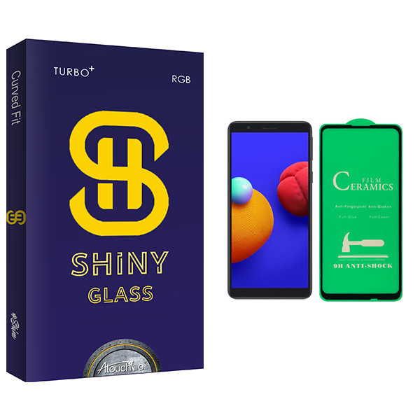 محافظ صفحه نمایش سرامیکی آتوچبو مدل Shiny Glass مناسب برای گوشی موبایل سامسونگ Galaxy A01 Core