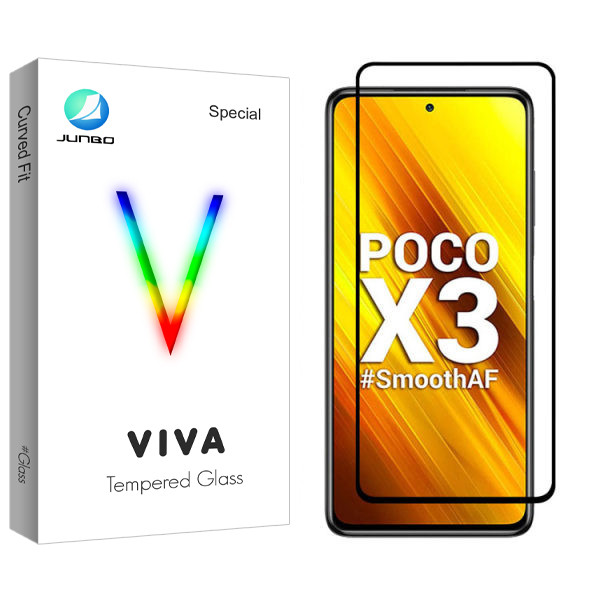 محافظ صفحه نمایش سرامیکی جانبو مدل Viva Glass مناسب برای گوشی موبایل شیائومی Poco X3
