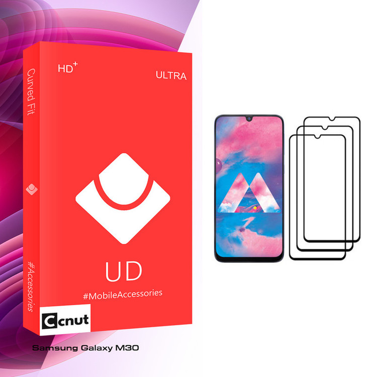 محافظ صفحه نمایش کوکونات مدل UD مناسب برای گوشی موبایل سامسونگ Galaxy M30 بسته سه عددی