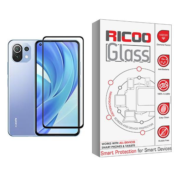 محافظ صفحه نمایش ریکو مدل Ricoo Glass MIX001 مناسب برای گوشی موبایل شیائومی Mi 11 Lite