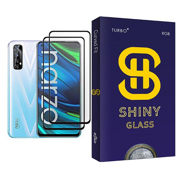 محافظ صفحه نمایش آتوچبو مدل Shiny Glass MIX002 مناسب برای گوشی موبایل ریلمی Narzo 20 Pro بسته دو عددی