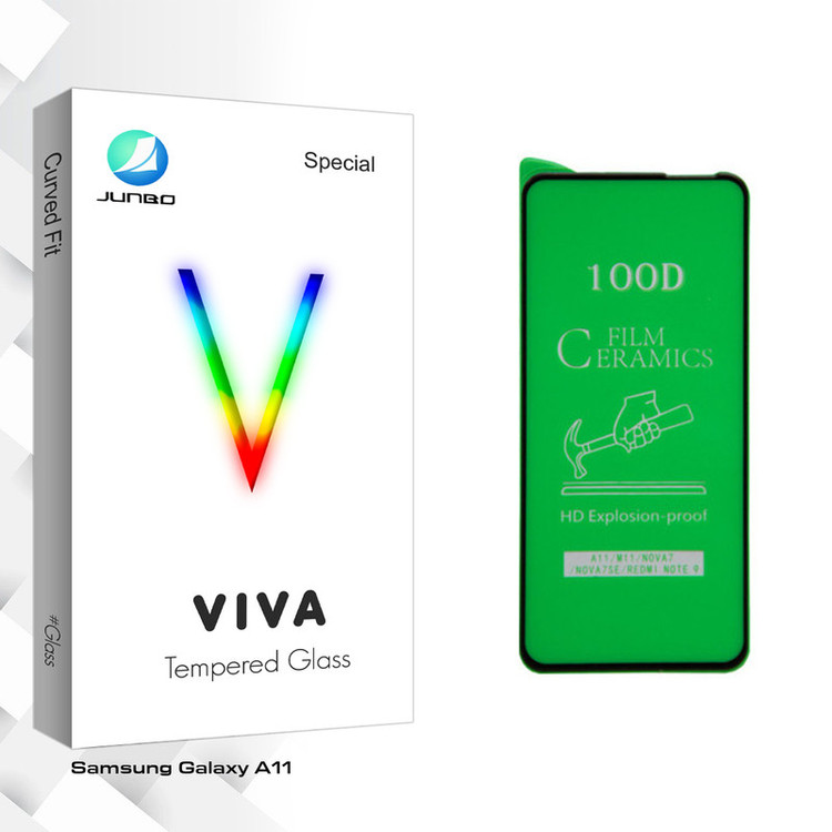 محافظ صفحه نمایش جانبو مدل Viva Glass مناسب برای گوشی موبایل سامسونگ Galaxy A11