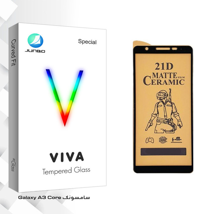 محافظ صفحه نمایش سرامیکی جانبو مدل Viva Glass مناسب برای گوشی موبایل سامسونگ Galaxy A3 Core