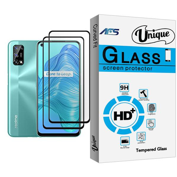 محافظ صفحه نمایش ای اف اس مدل Unique Glass MIX002 مناسب برای گوشی موبایل ریلمی V5 5G بسته دو عددی