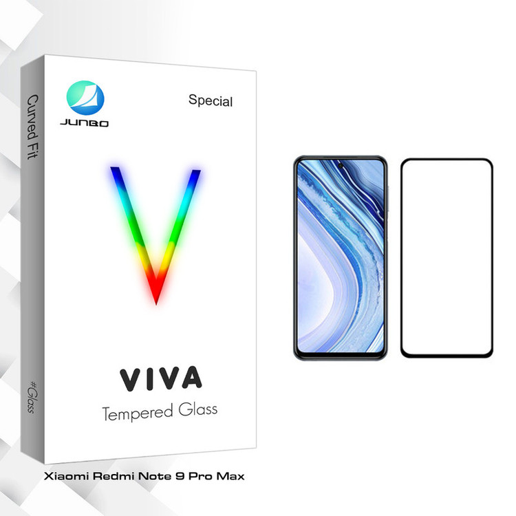 محافظ صفحه نمایش جانبو مدل Viva Glass مناسب برای گوشی موبایل شیائومی Redmi Note 9 Pro Max