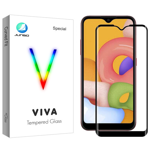 محافظ صفحه نمایش سرامیکی جانبو مدل Viva Glass مناسب برای گوشی موبایل سامسونگ Galaxy A01