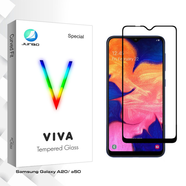 محافظ صفحه نمایش سرامیکی جانبو مدل Viva Glass مناسب برای گوشی موبایل سامسونگ Galaxy A20/ a50