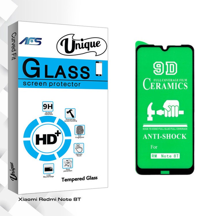 محافظ صفحه نمایش سرامیکی ای اف اس مدل Unique Glass مناسب برای گوشی موبایل شیائومی Redmi Note 8T