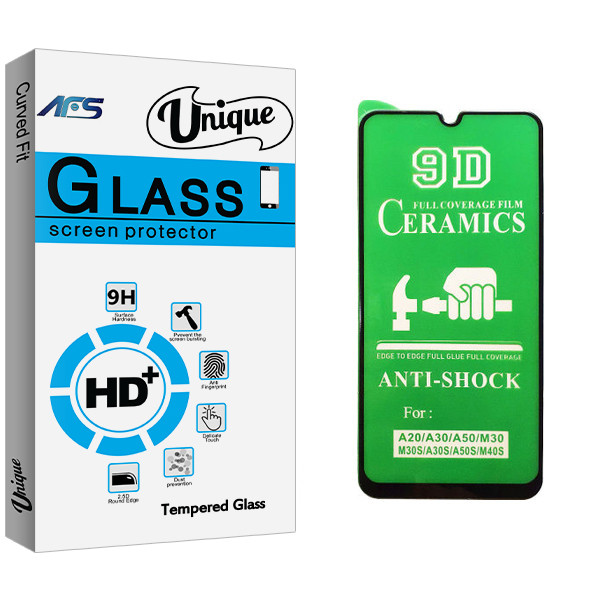 محافظ صفحه نمایش سرامیکی ای اف اس مدل Unique Glass مناسب برای گوشی موبایل سامسونگ Galaxy M31