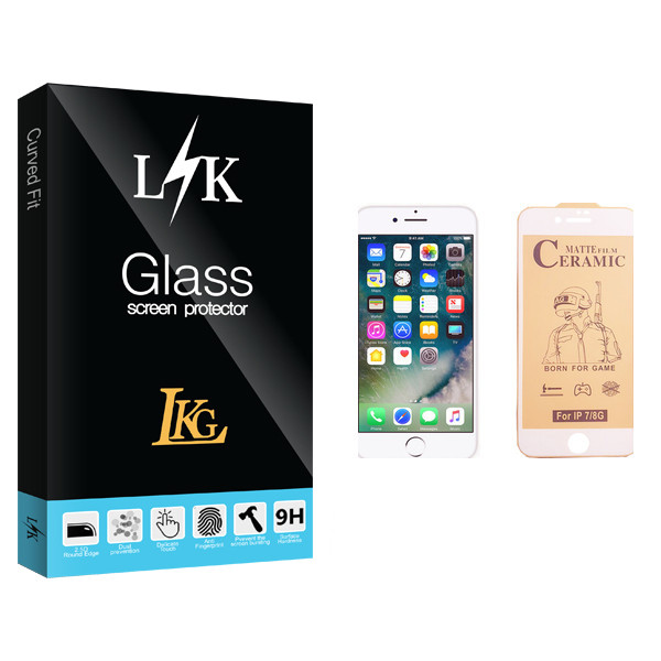 محافظ صفحه نمایش سرامیکی ال کا جی مدل LK Glass مناسب برای گوشی موبایل اپل iPhone 7