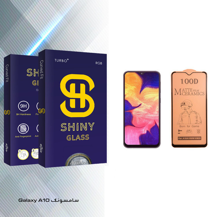 محافظ صفحه نمایش سرامیکی آتوچبو مدل Shiny Glass مناسب برای گوشی موبایل سامسونگ Galaxy A10