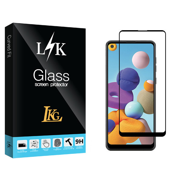 محافظ صفحه نمایش ال کا جی مدل LK Glass مناسب برای گوشی موبایل سامسونگ Galaxy A21s