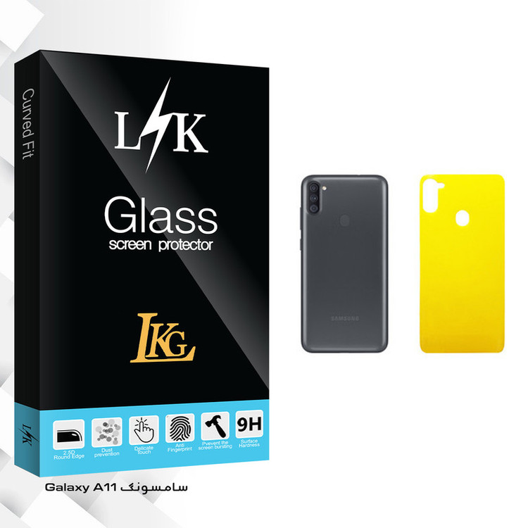 محافظ پشت گوشی ال کا جی مدل LK Glass مناسب برای گوشی موبایل سامسونگ Galaxy A11