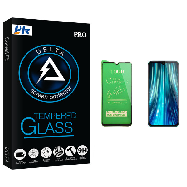 محافظ صفحه نمایش سرامیکی پی کی مدل Delta Glass مناسب برای گوشی موبایل Redmi Note 8 Pro شیائومی
