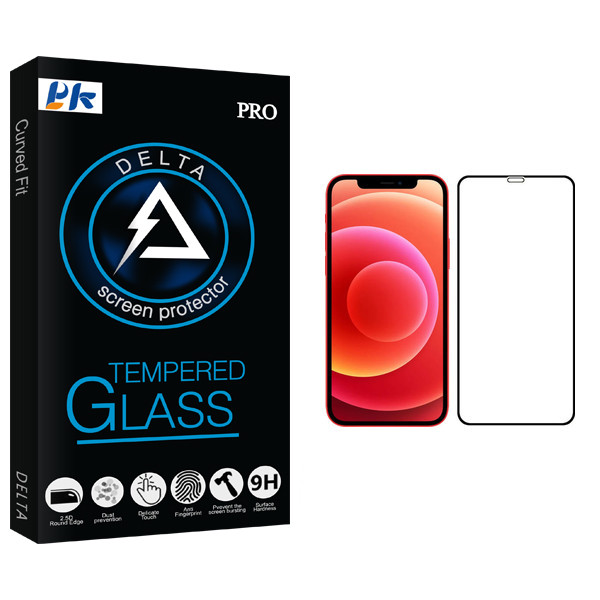 محافظ صفحه نمایش پی کی مدل Delta Glass مناسب برای گوشی موبایل اپل iPhone 12 mini