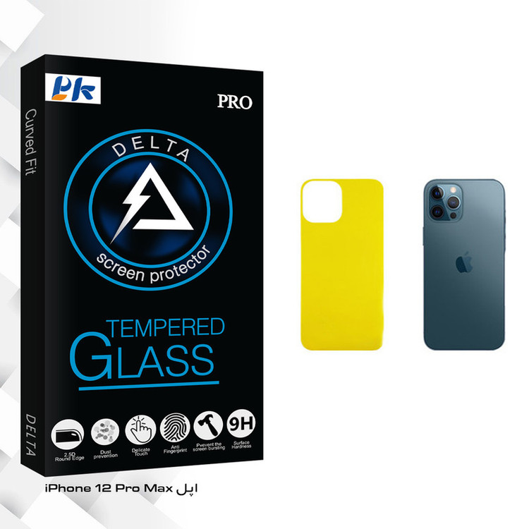 محافظ پشت گوشی پی کی مدل Delta Glass مناسب برای گوشی موبایل اپل iPhone 12 Pro Max