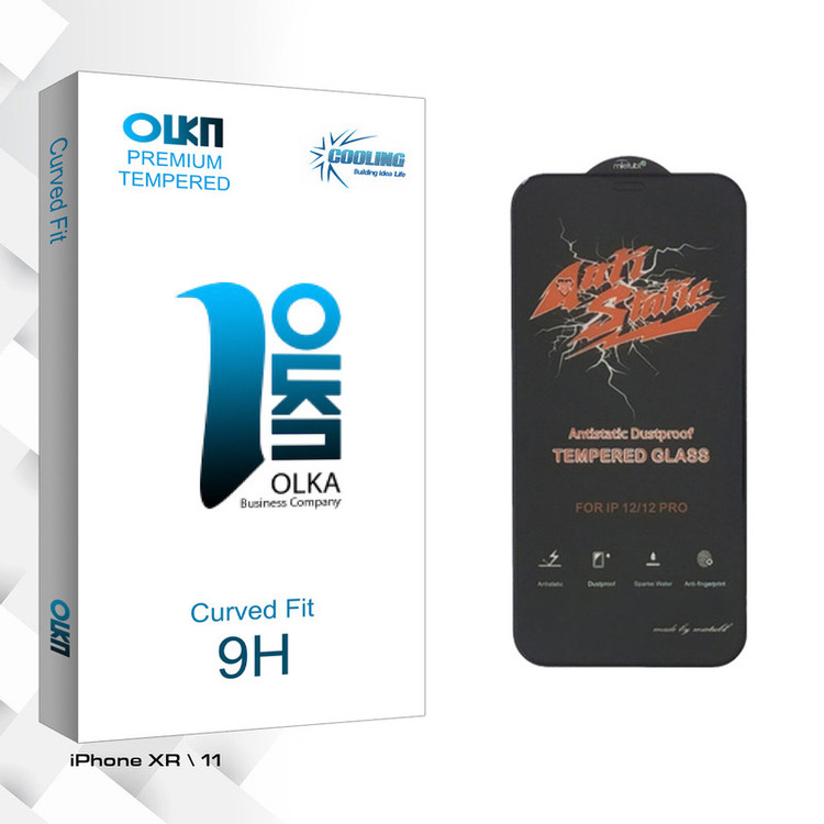 محافظ صفحه نمایش کولینگ مدل Olka Glass ANTI-STATIC مناسب برای گوشی موبایل اپل iPhone XR \ 11