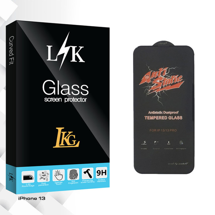 محافظ صفحه نمایش ال کا جی مدل LK Glass ANTI-STATIC مناسب برای گوشی موبایل اپل iPhone 13