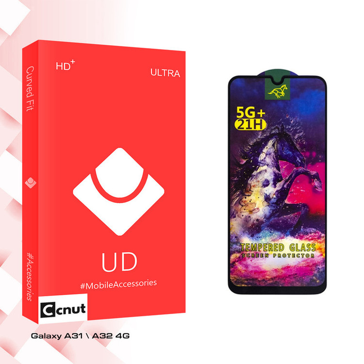 محافظ صفحه نمایش شیشه ای کوکونات مدل UD HORSE مناسب برای گوشی موبایل سامسونگ Galaxy A31 \ A32 4G