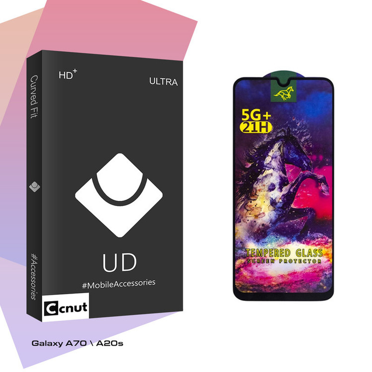 محافظ صفحه نمایش شیشه ای کوکونات مدل UDB HORSE مناسب برای گوشی موبایل سامسونگ Galaxy A70 \ A20s